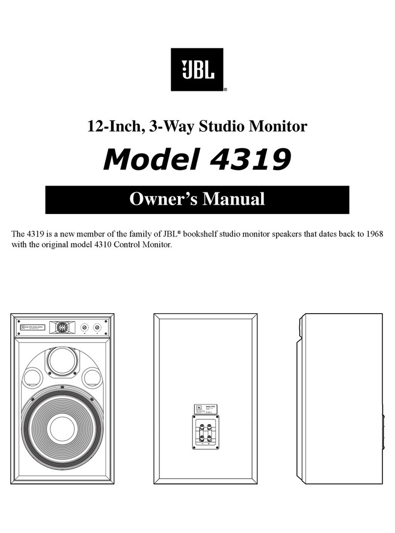 JBL 4319 User manual