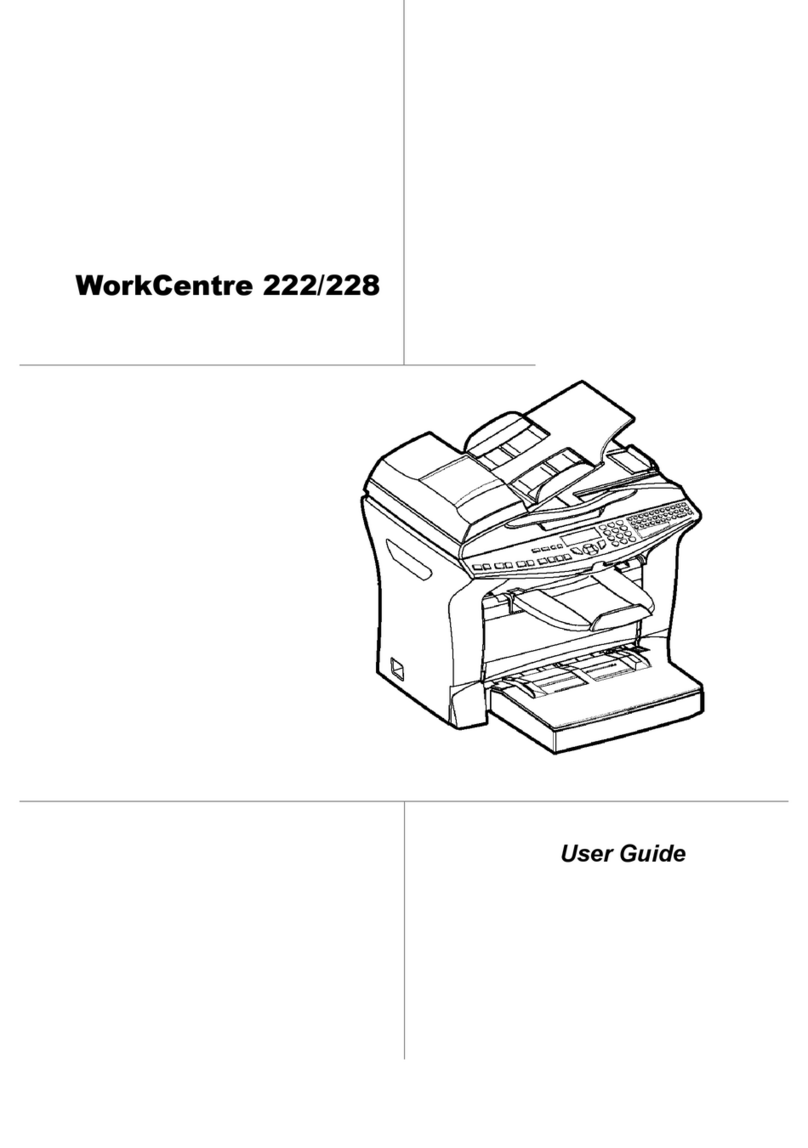 Xerox WorkCentre 222 User manual
