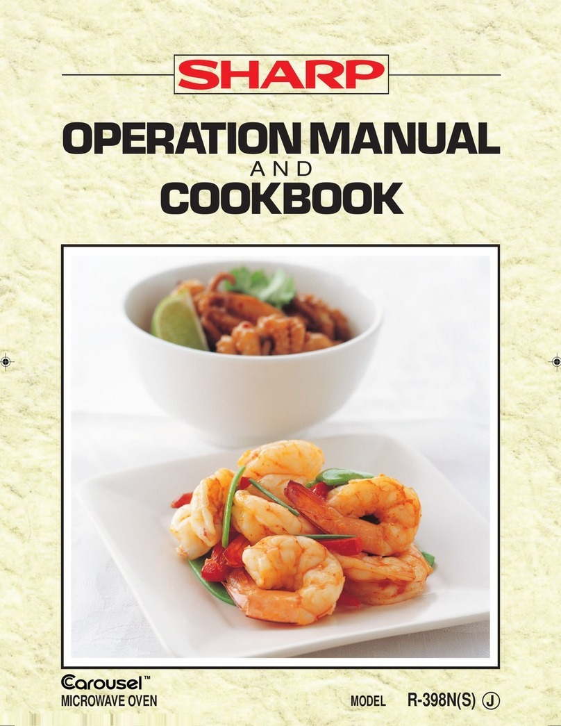 Sharp Carousel R-398N User manual