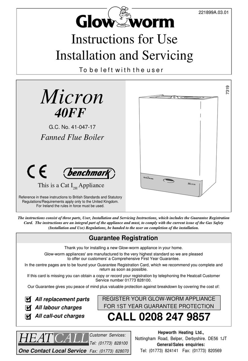 Glowworm Micron 40FF User manual