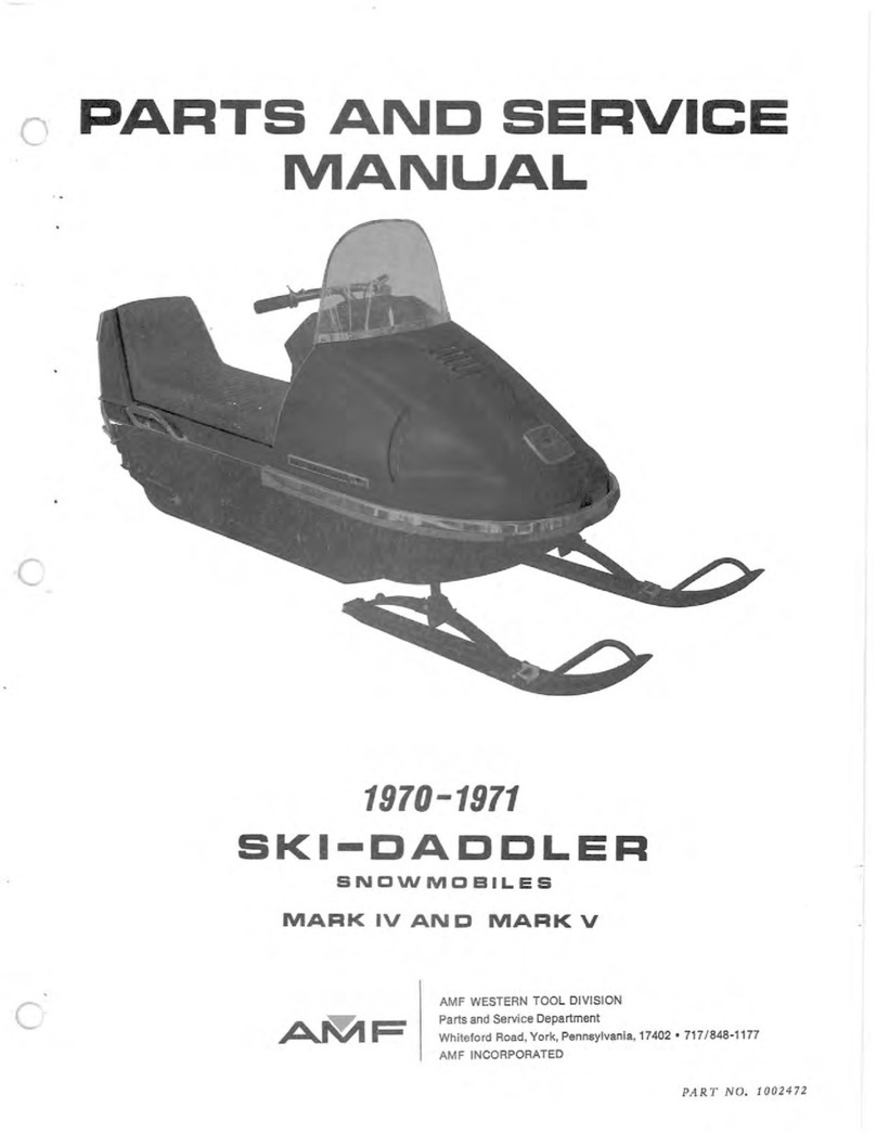 AMF SKI-DADDLER Parts and service manual