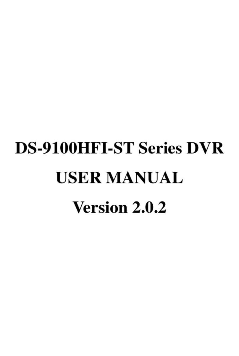 HIK VISION DS-9100HFI-ST User manual