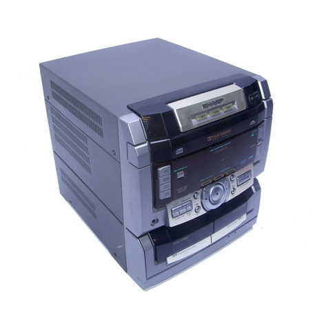 Sharp CD-C471 W User manual