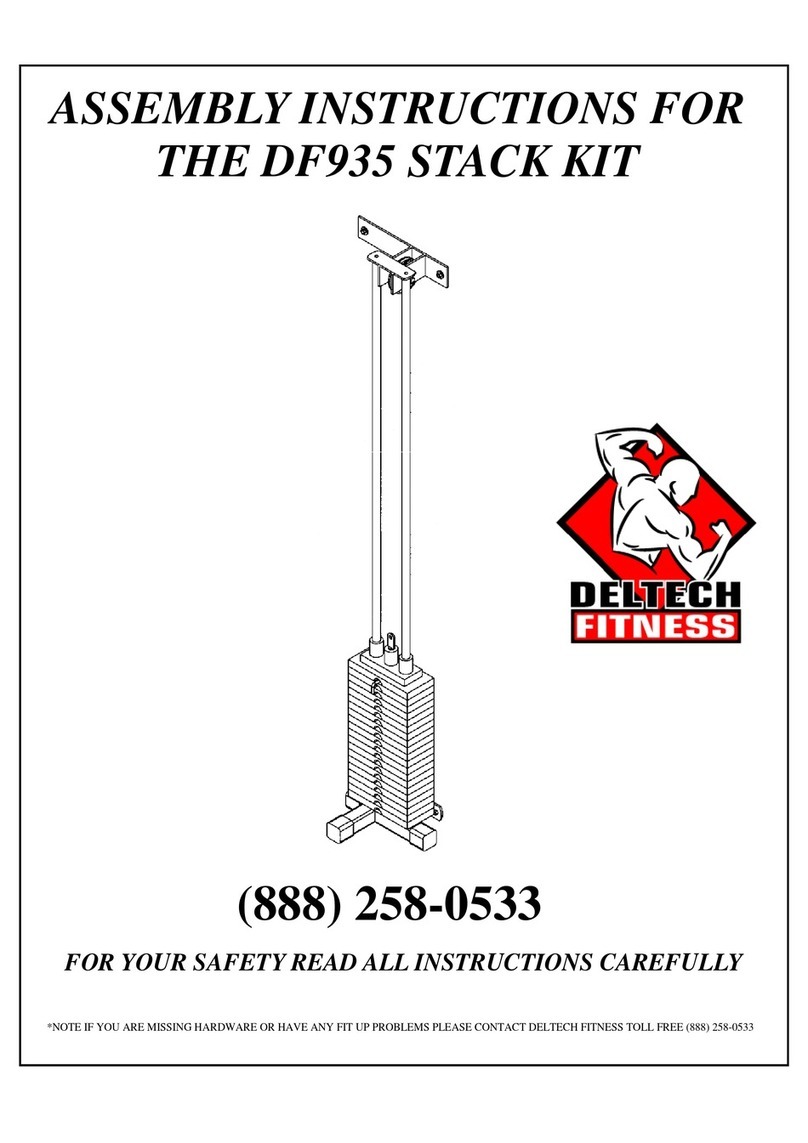 Deltech Fitness DF935 Assembly instructions