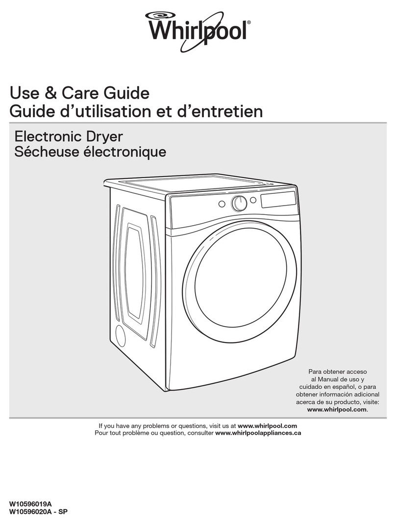 Whirlpool W10596019A Use & care guide