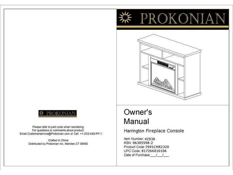 Prokonian 7691CHR2320 User manual