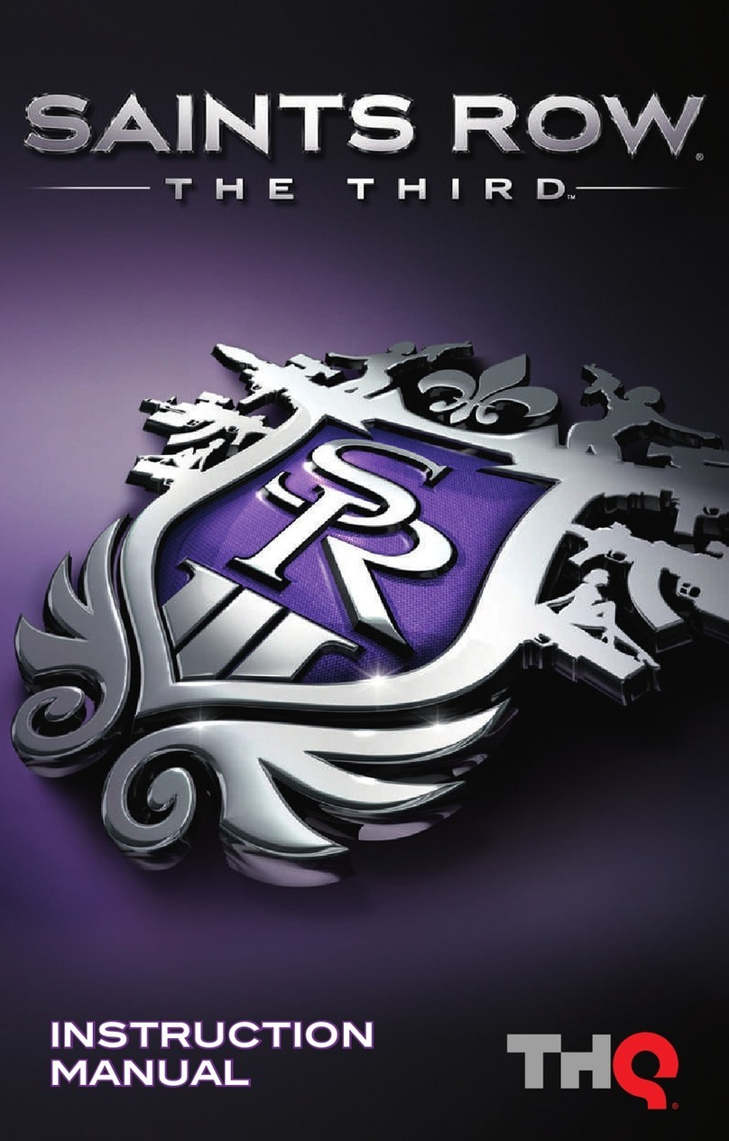 Saints Row XBOX 360 User manual
