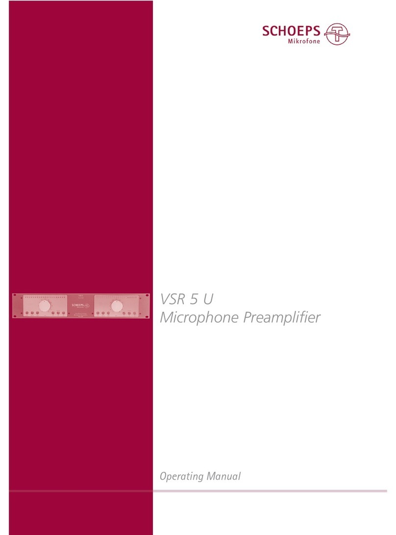 Schoeps VSR 5 U operating manual