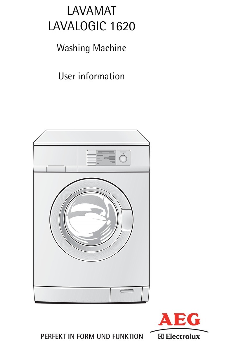 LAVAMAT LAVALOGIC 1620 User information