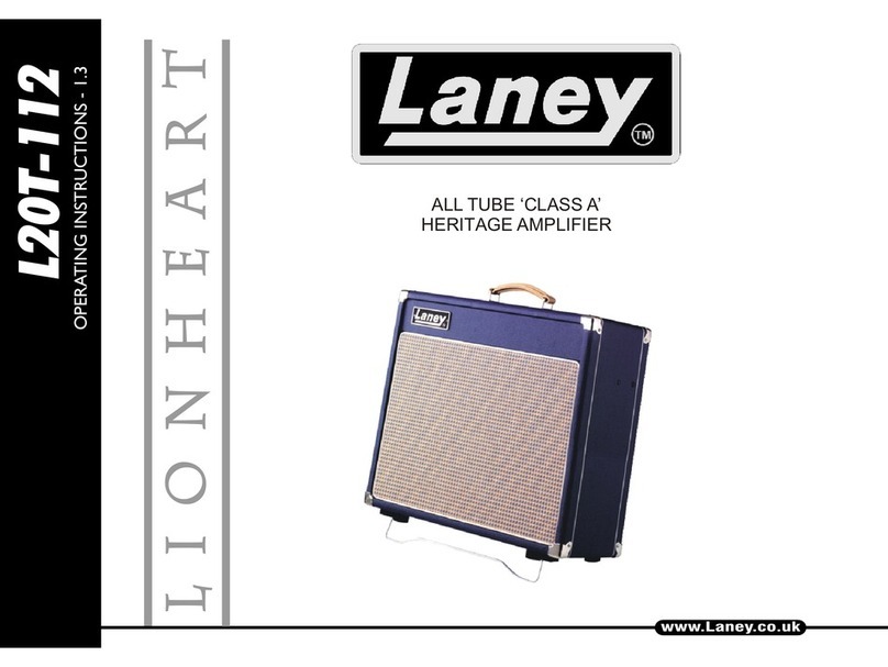 Laney L20T-112 operating instructions
