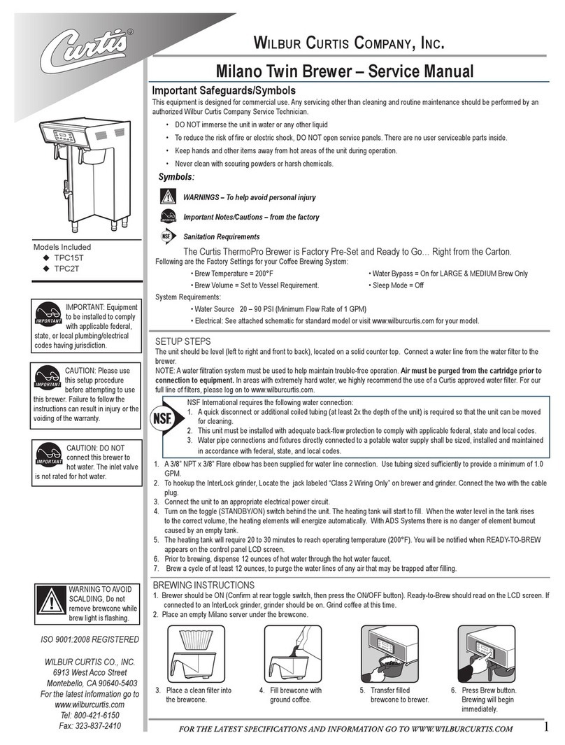 Curtis TPC15T User manual