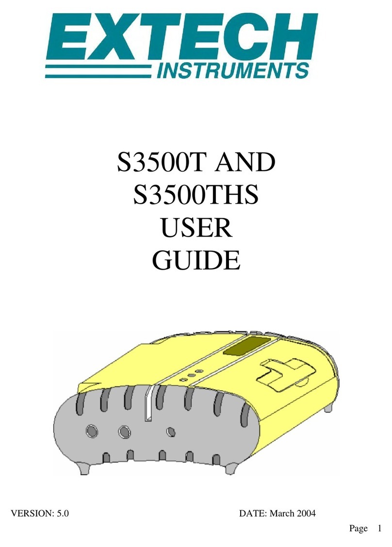Extech Instruments S3500THS User manual Extech Instruments S3500THS User manual