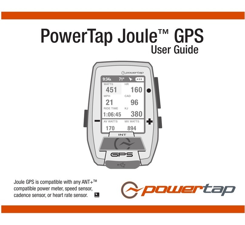 PowerTap Joule GPS User manual