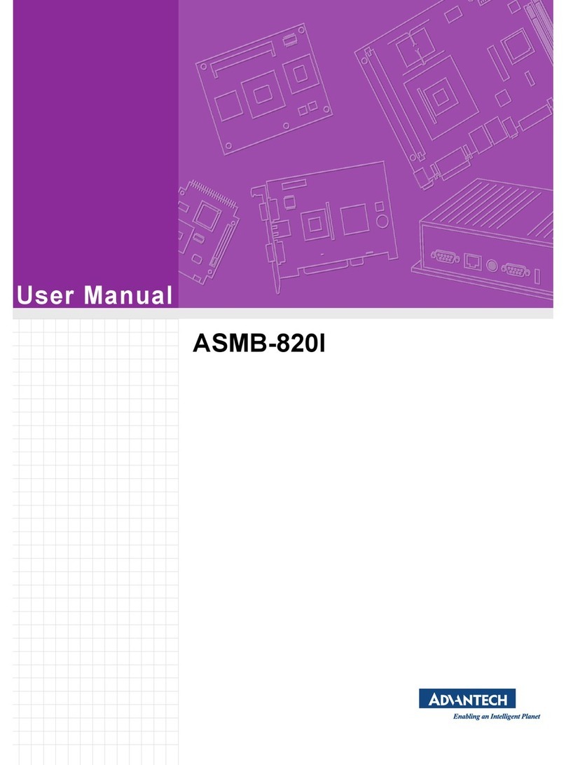 Advantech ASMB-820I User manual