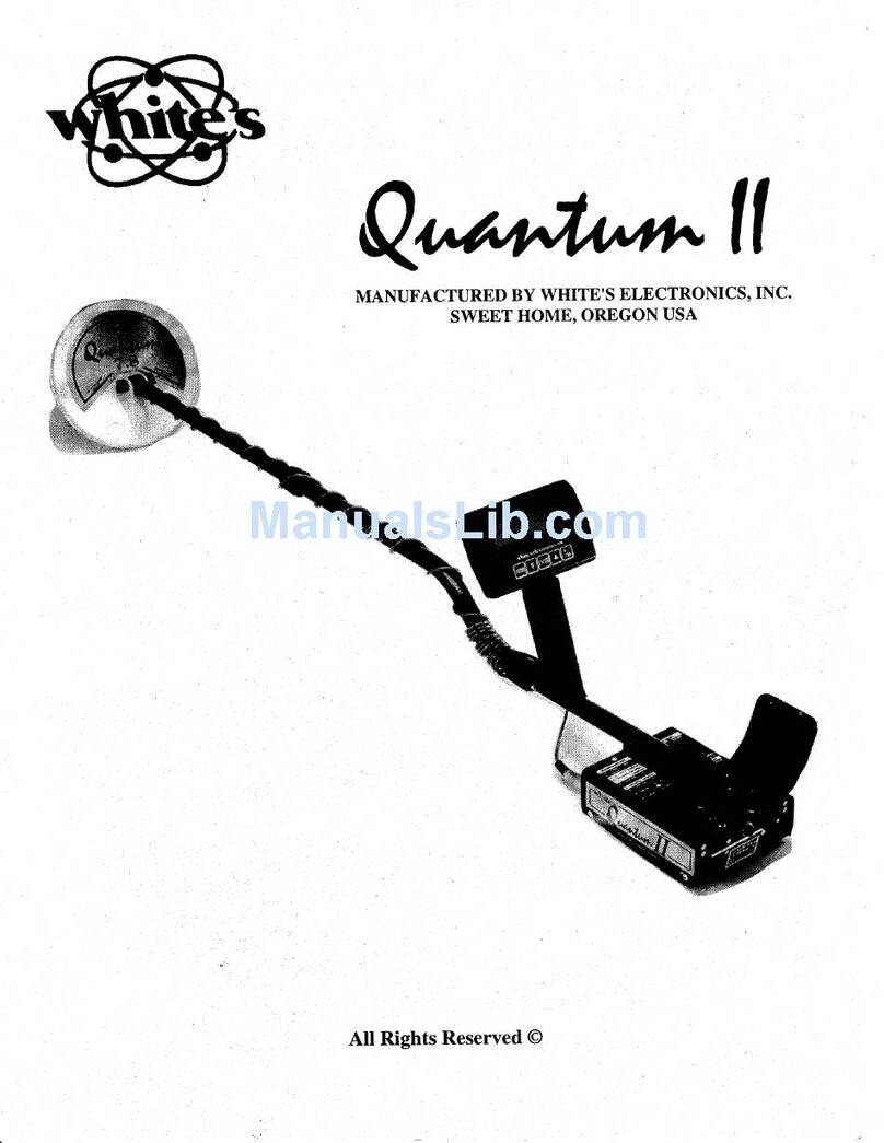 White’s Electronics Quantum II User manual