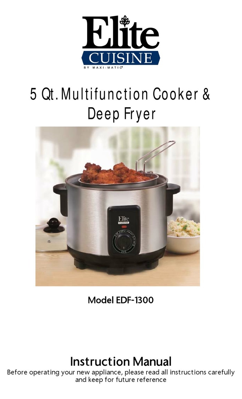Elite Products EDF-1300 instruction manual