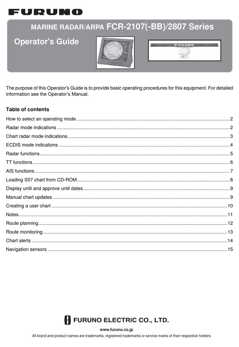Furuno FCR-2107 series Manual