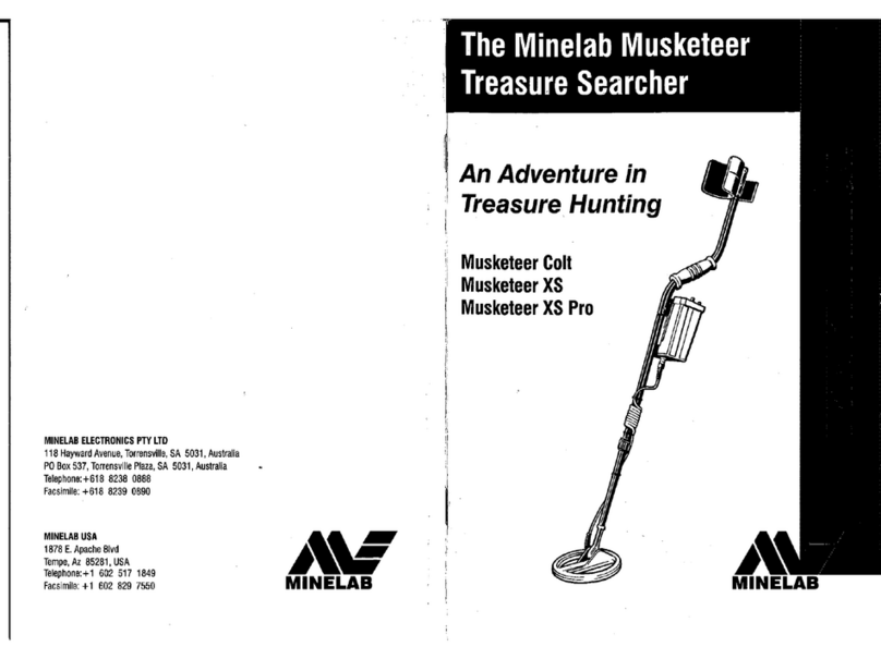 Minelab Musketeer Colt User manual