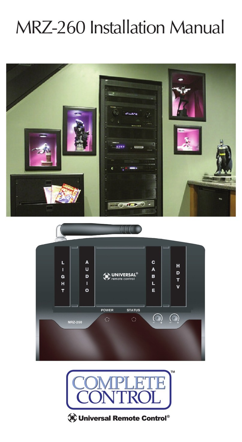 Complete Control MRZ-260 - AUTRE installation manual