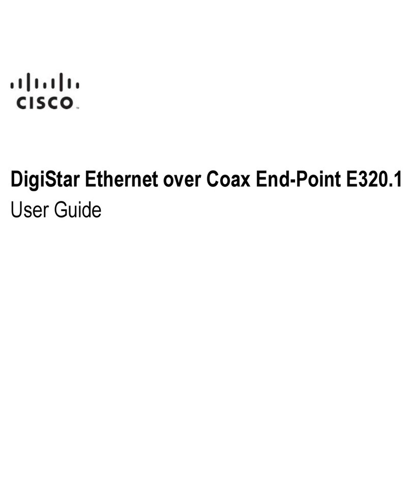 Cisco Digistar EoC User manual Cisco Digistar EoC User manual