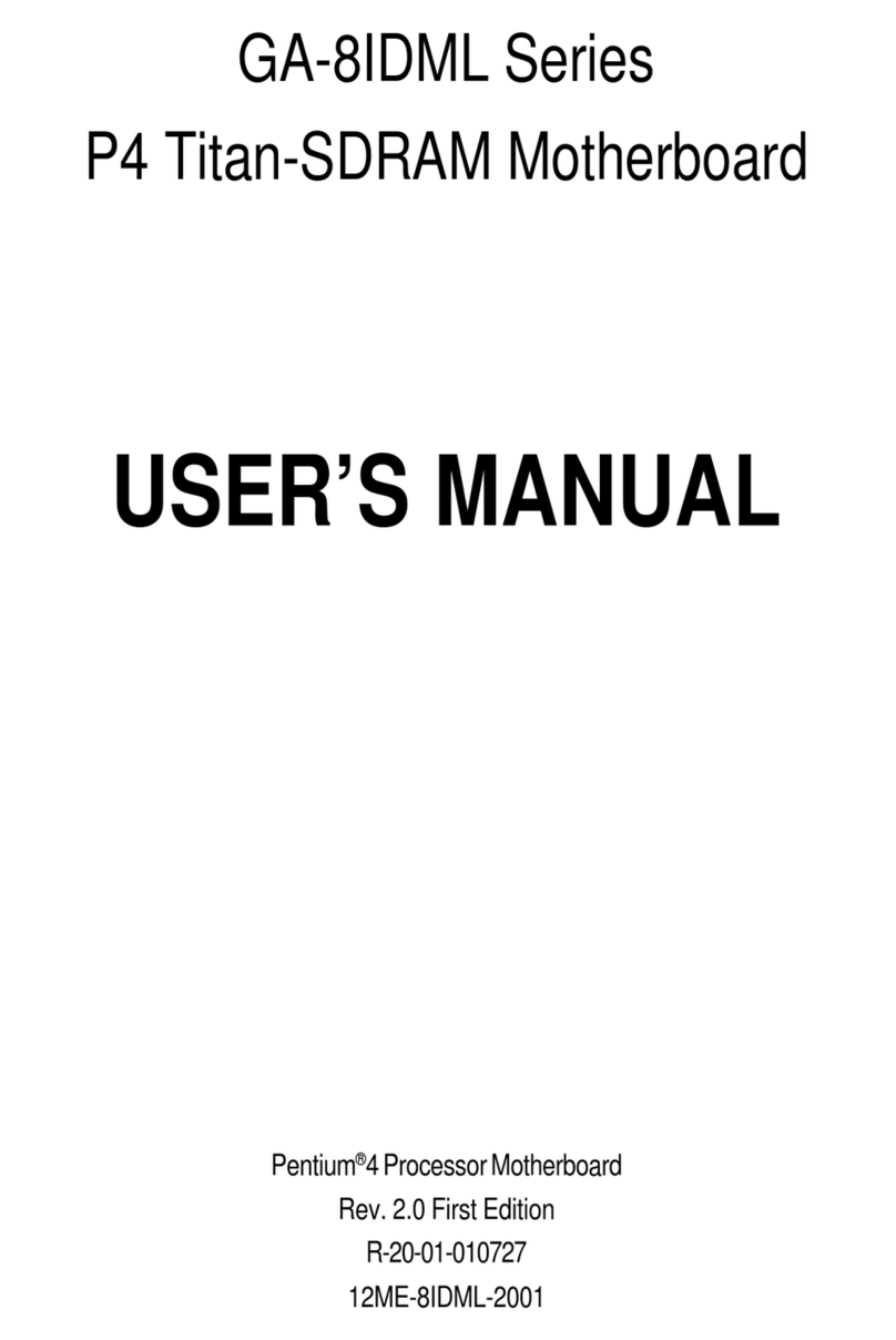 Pentium GA-8IDML Series User manual