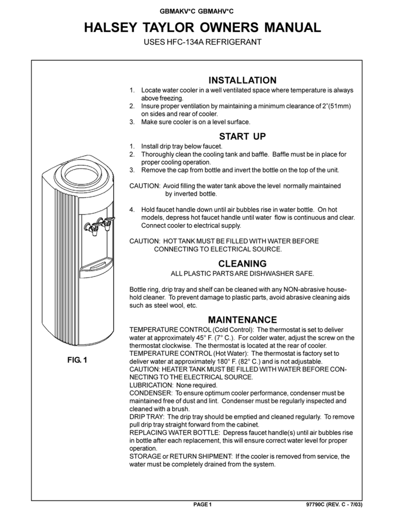 Halsey Taylor GBMAKV*C User manual