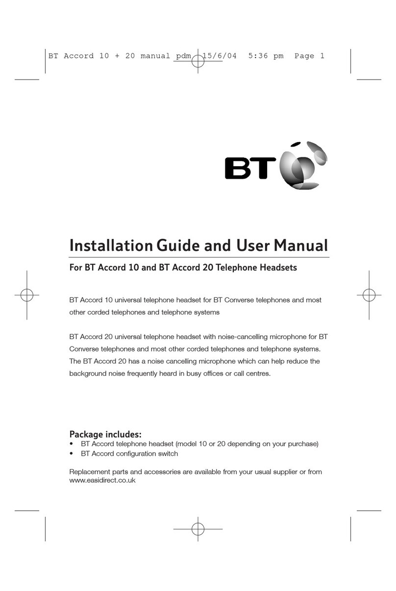 BT Accord 10 Installation guide and user's manual