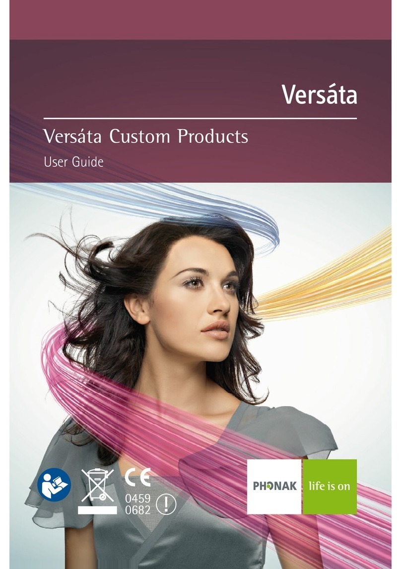 Phonak Versata User manual Phonak Versata User manual