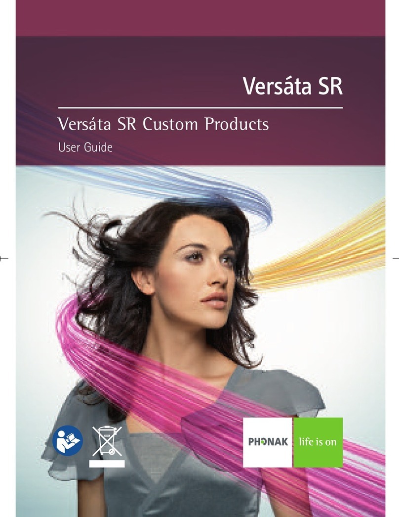 Phonak Versata SR User manual
