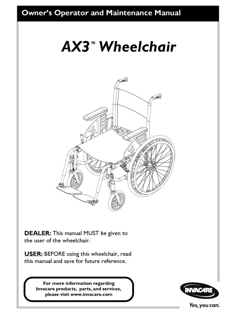 Invacare AX3 Manual