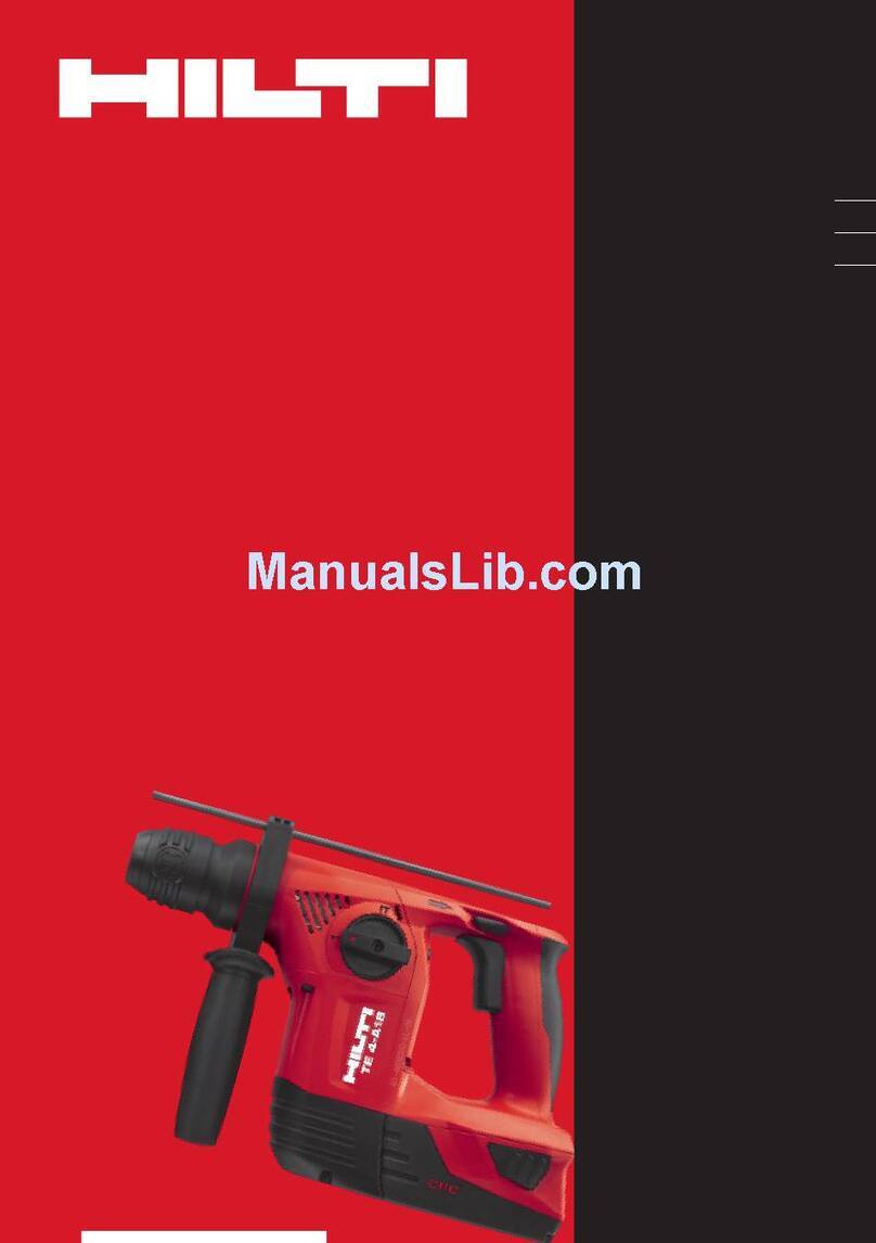 Hilti TE 4-A18 User manual