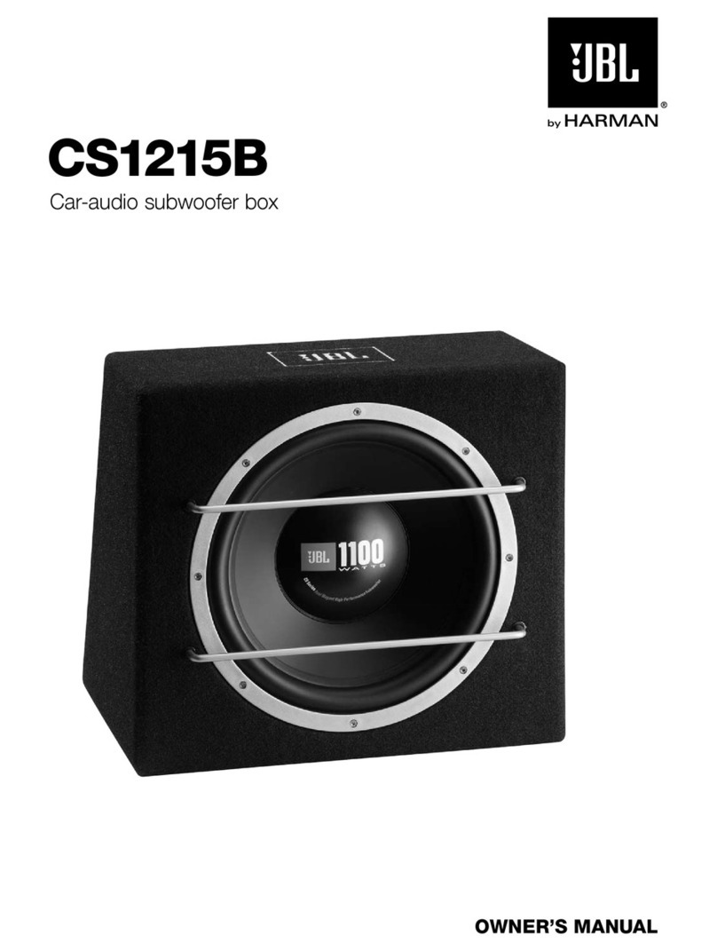 JBL CS1215B User manual