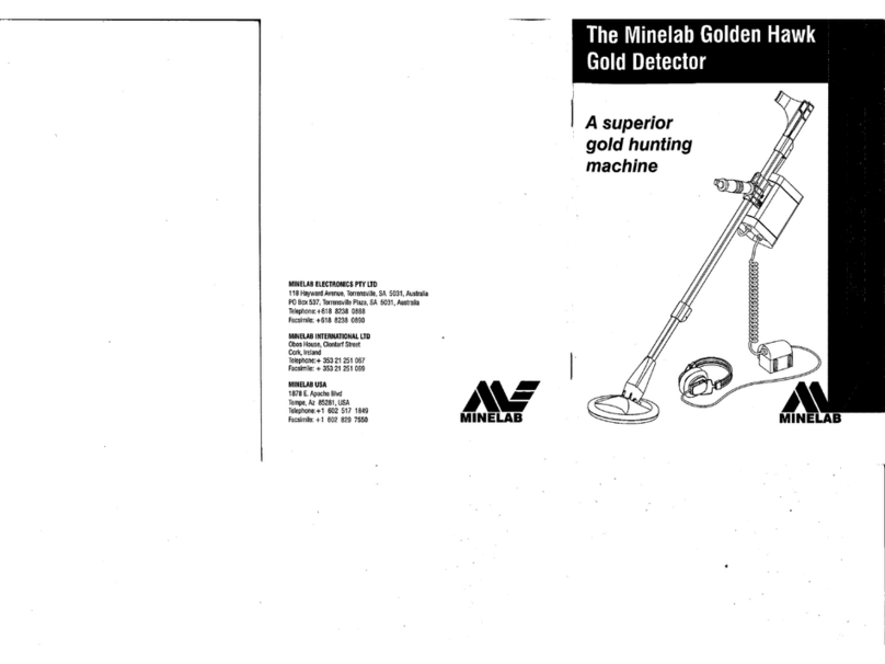Minelab Golden Hawk User manual