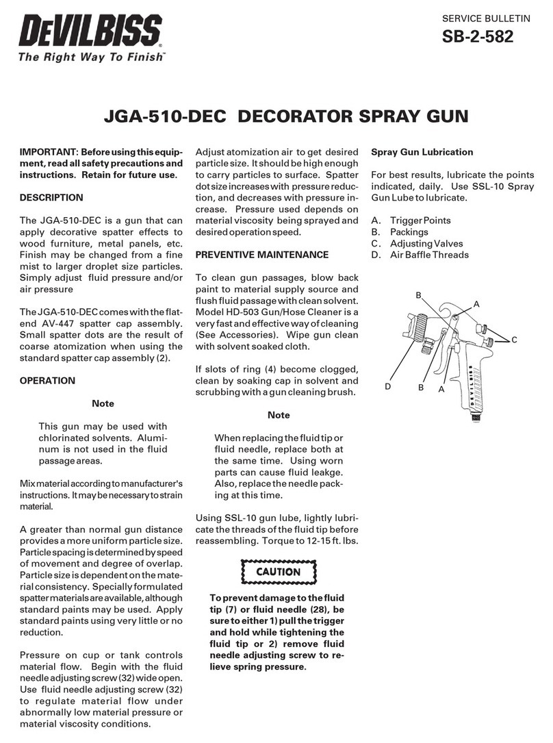DeVilbiss JGA-510-DEC Reference manual