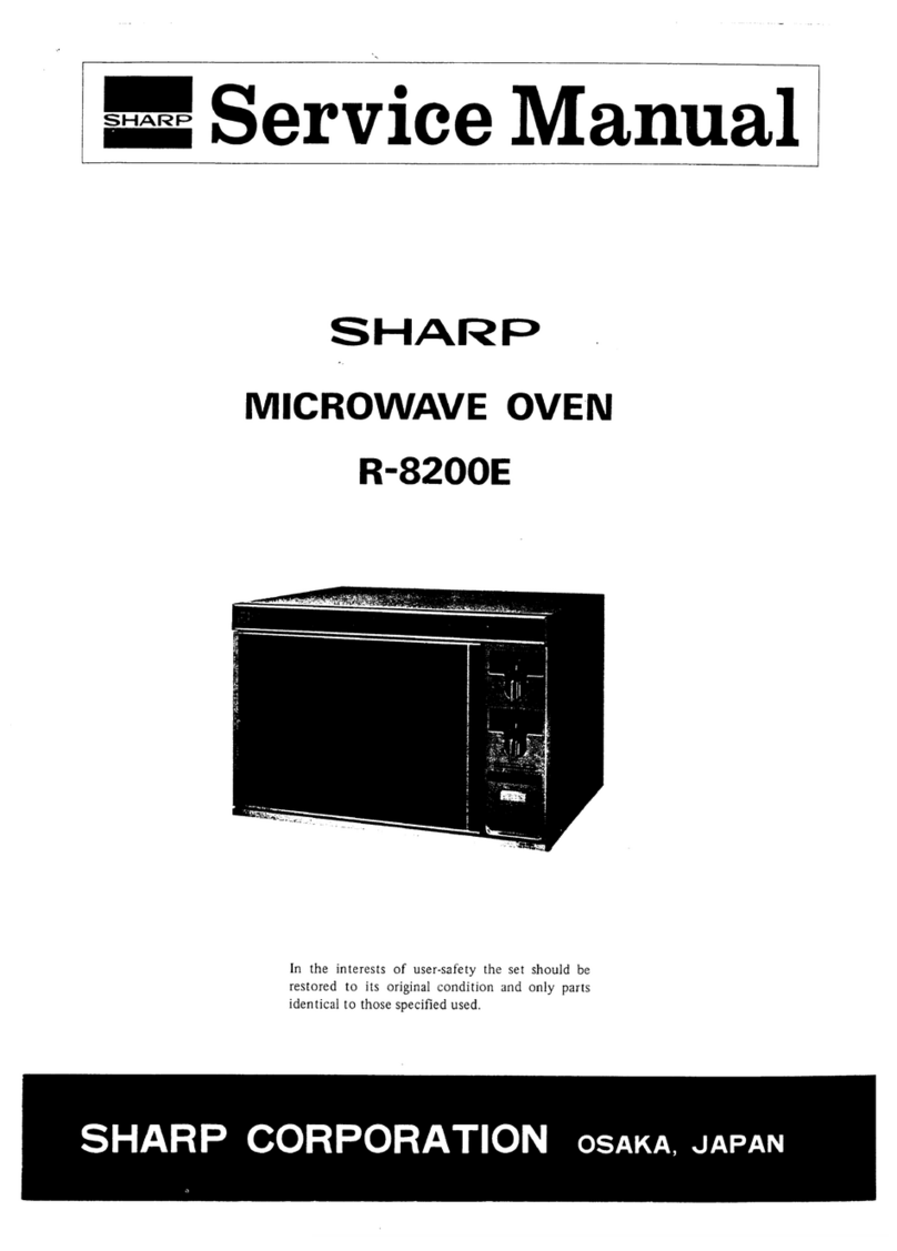 Sharp R-8200E User manual