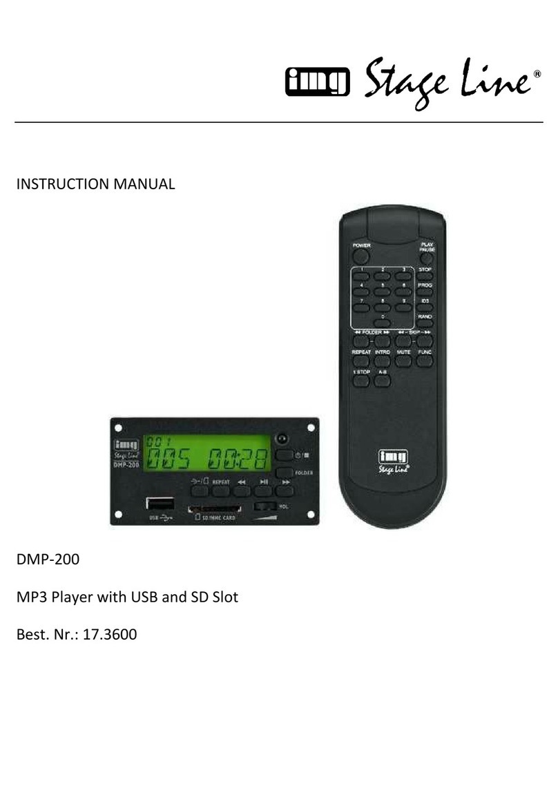 IMG STAGE LINE DMP-200 instruction manual