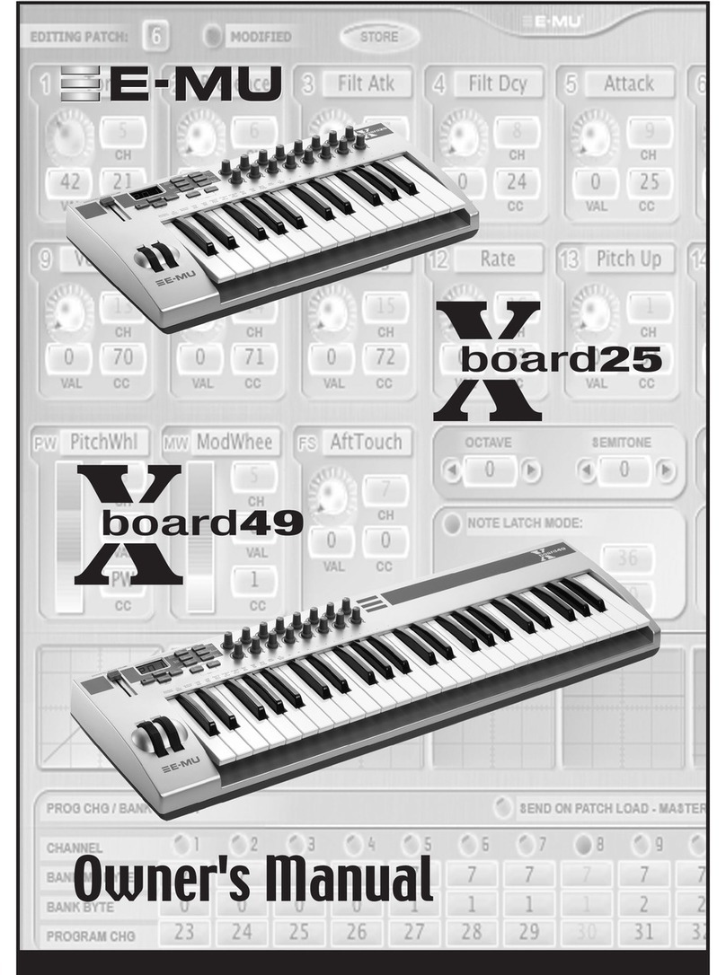 EMU X board49 owner's manual