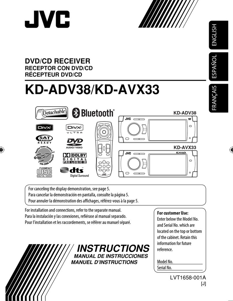 JVC Exad KD-ADV38 User manual