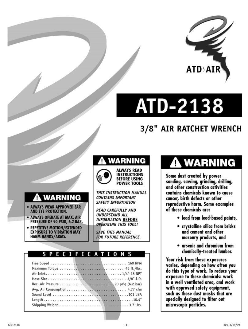 ATD AIR ATD-2138 instruction manual