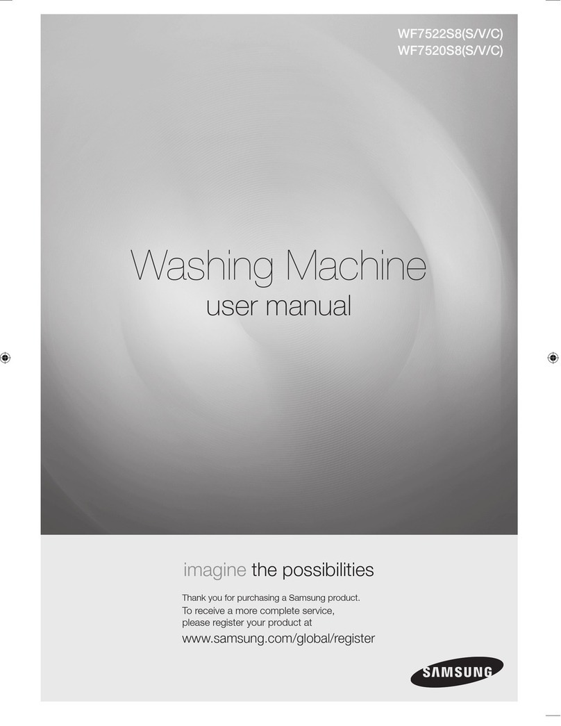 Samsung WF7522S8S user manual