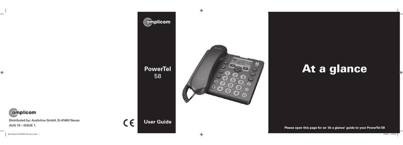 Amplicom PowerTel 58 User manual Amplicom PowerTel 58 User manual