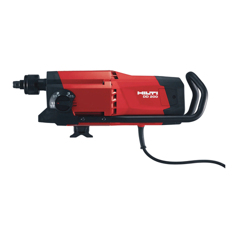 Hilti DD 200 User manual