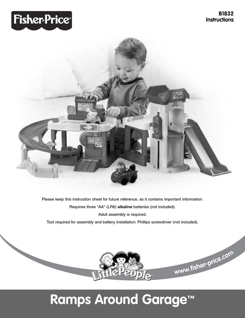 Fisher-Price Ramps Around Garage B1832 User manual Fisher-Price Ramps Around Garage B1832 User manual