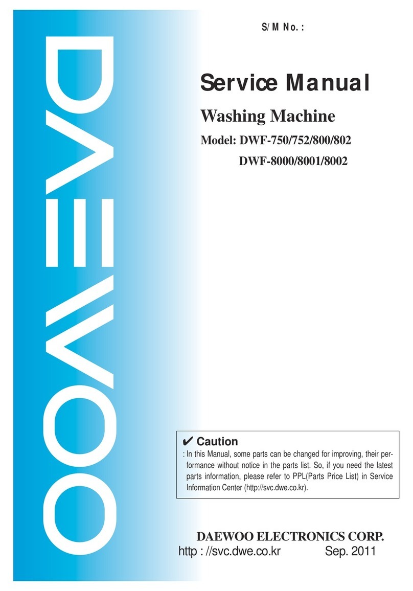 Daewoo DWF-750 User manual Daewoo DWF-750 User manual