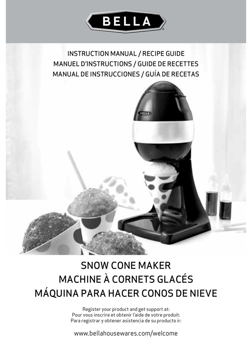 Bella Snow Cone Maker Technical specifications