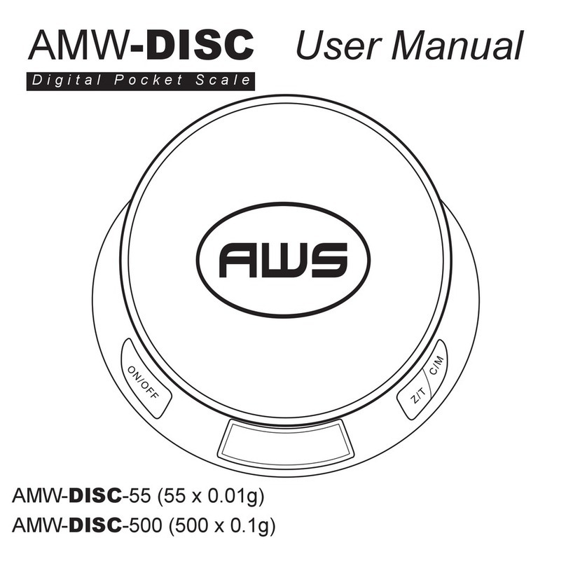 AWS AMW-DISC-55 User manual