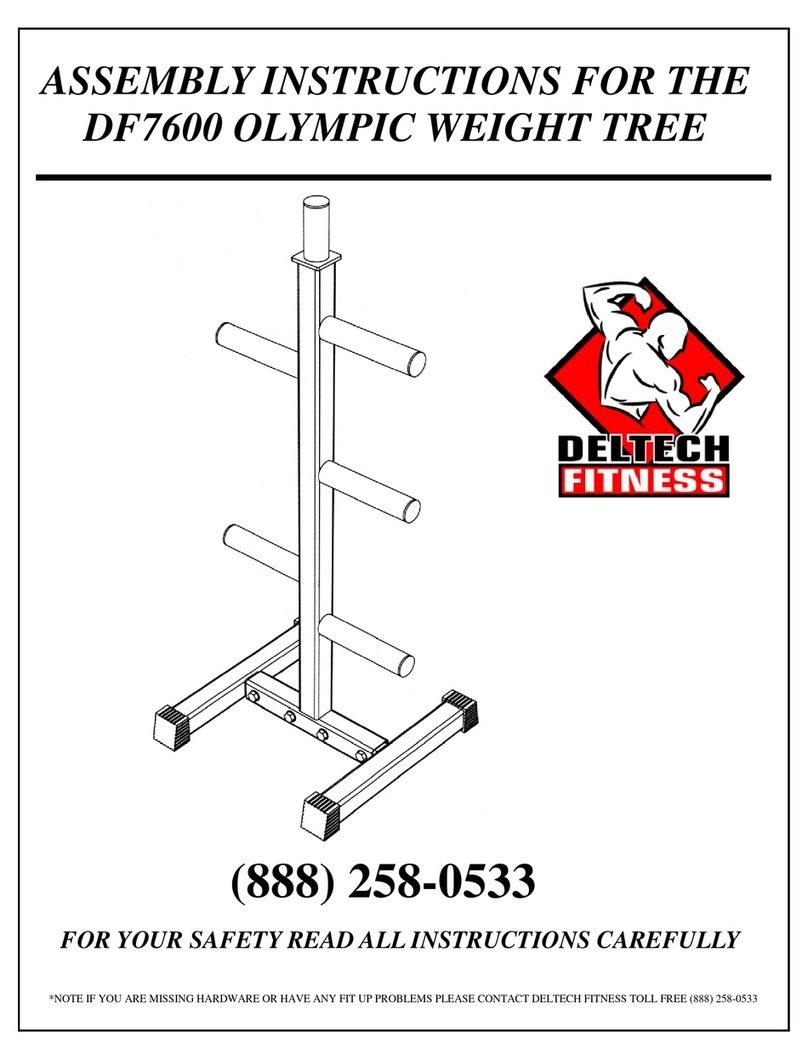 Deltech Fitness DF7600 Assembly instructions