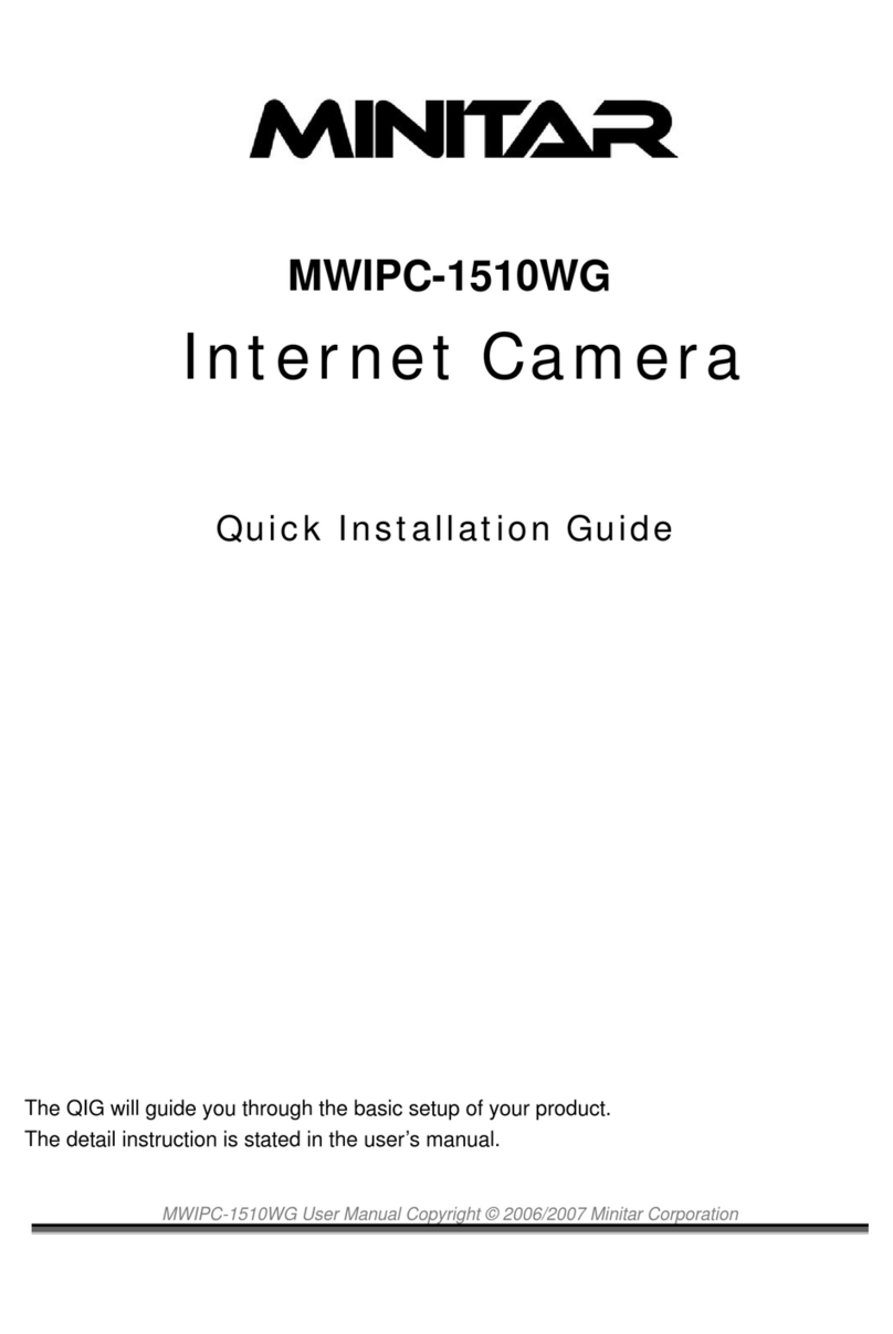 Minitar MWIPC-1510WG Quick installation guide