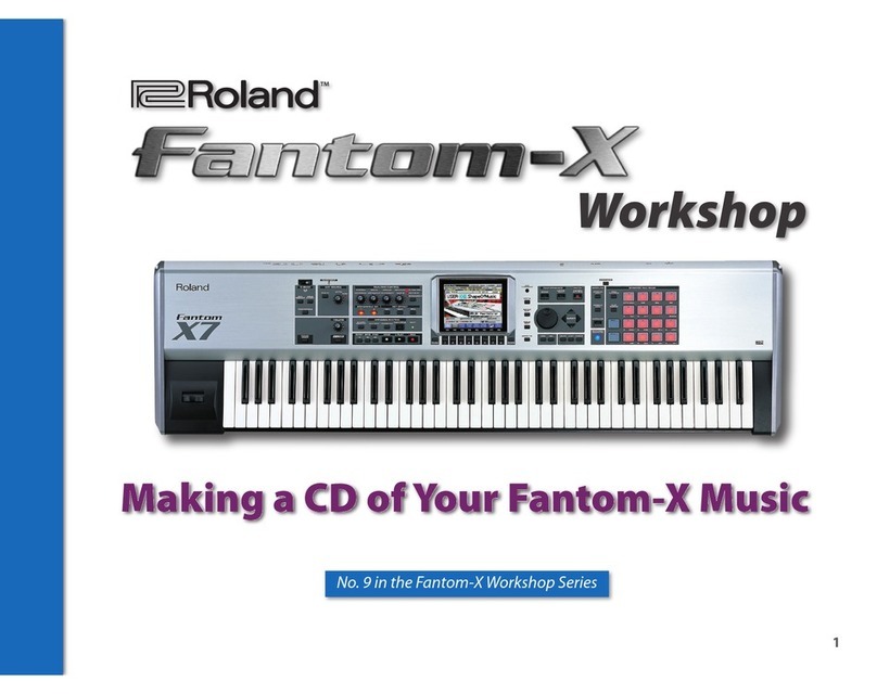 Roland Fantom-X User manual