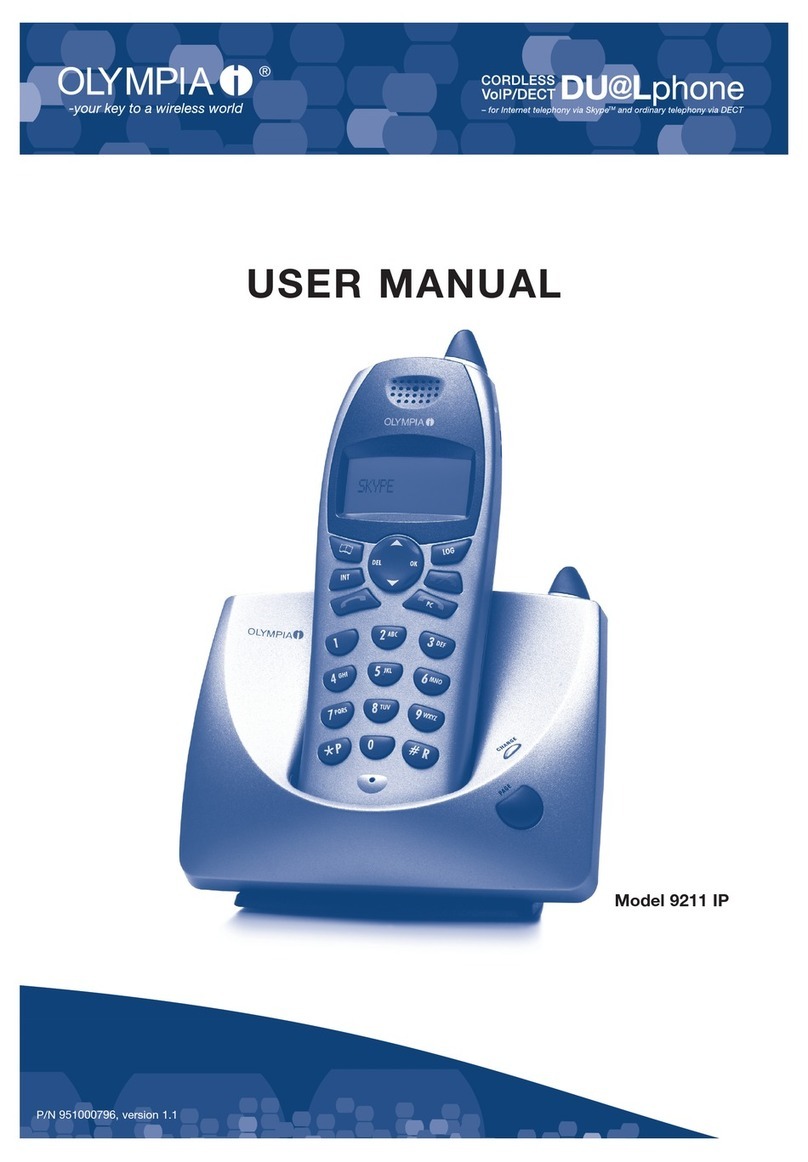 Olympia 9211 IP user manual